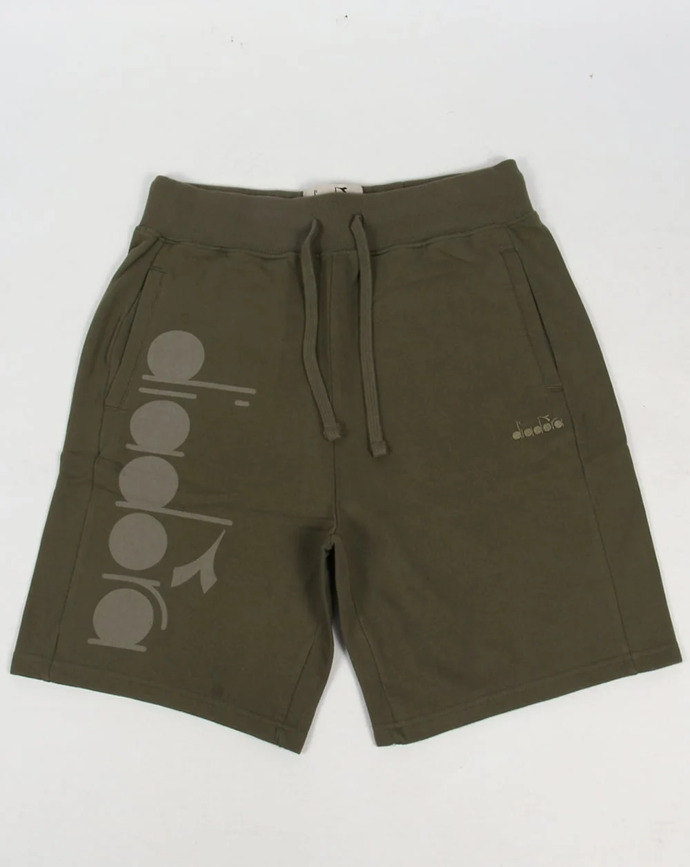 Diadora Bermuda Sweat Shorts Green Mushroom