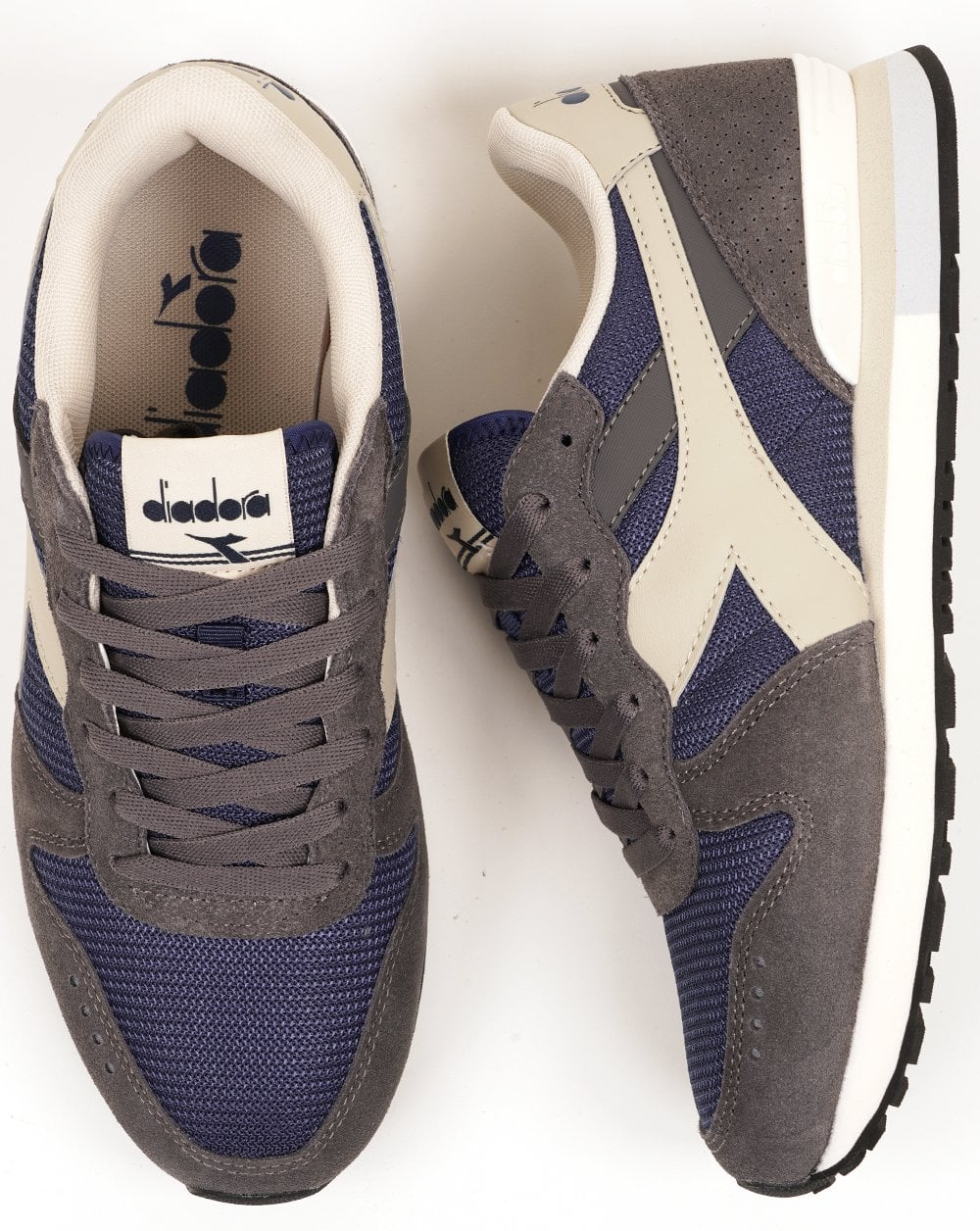 Diadora Camaro M2 Trainers Insignia Blue/Grey - Image 4
