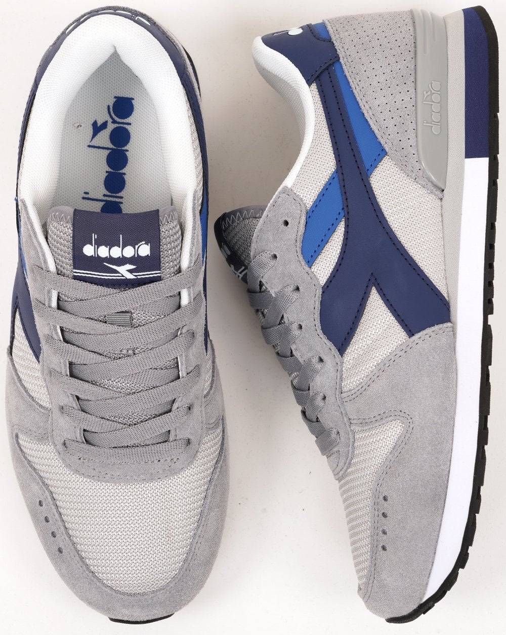 Diadora Camaro M2 Trainers Ultimate Grey/Lapis Blue - Image 5