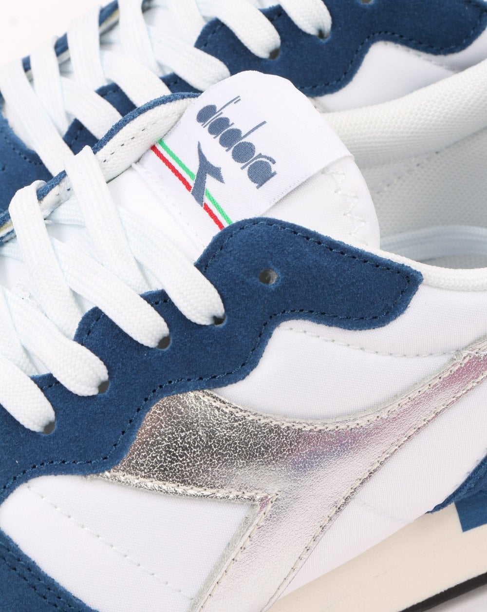 Diadora Camaro Metal Trainer White/Blue - Image 4