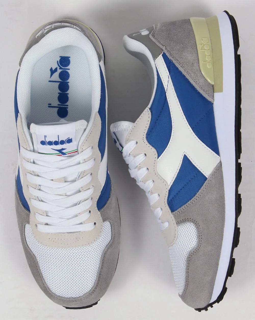 Diadora Camaro Trainers Nautical Blue/Grey - Image 2
