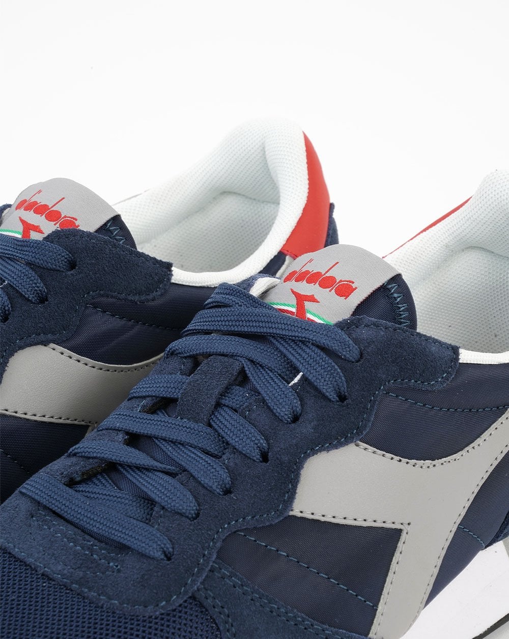 Diadora Camaro Trainers Navy Blue/Grey - Image 3