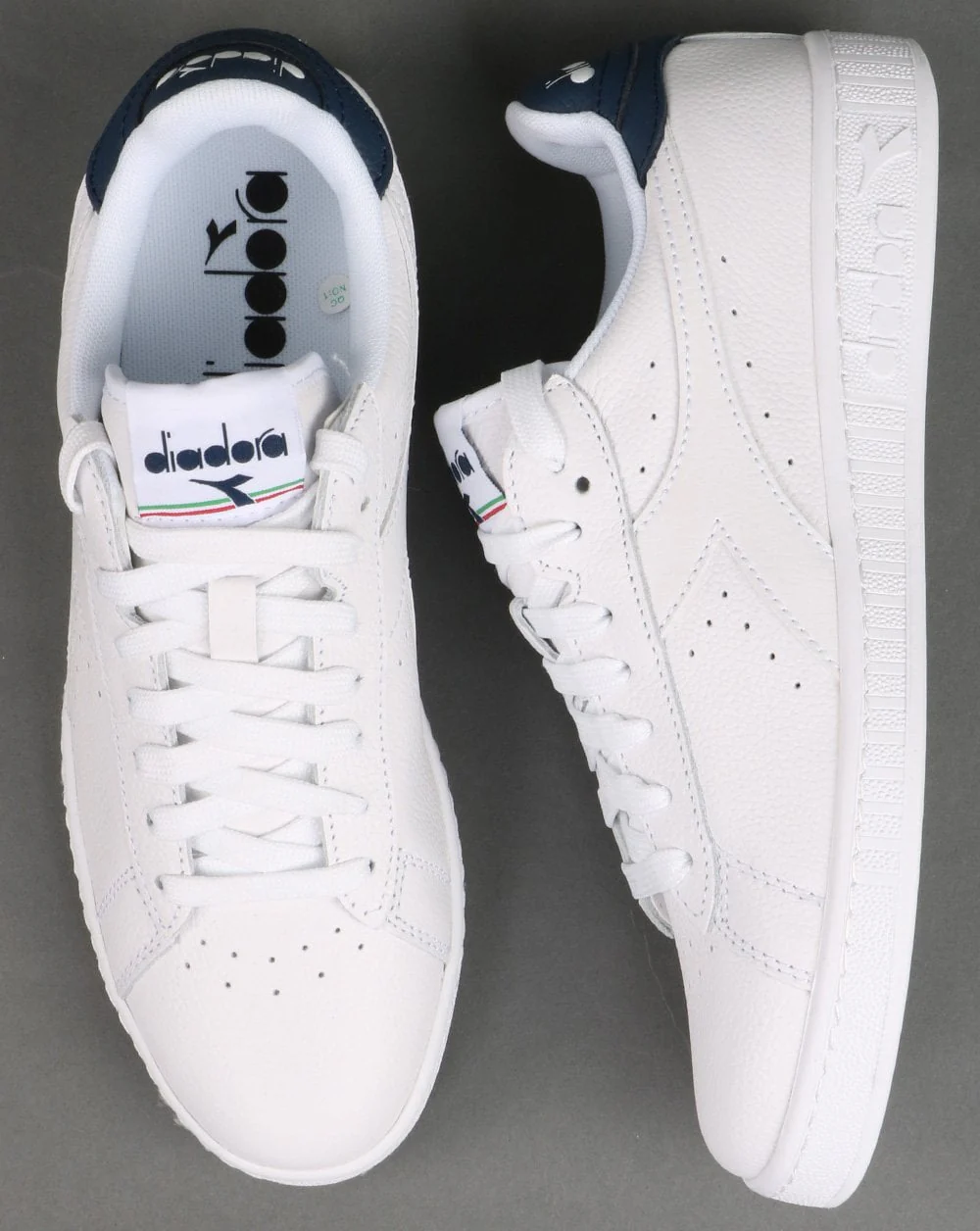 Diadora Game L Low Optical White/Denim Blue - Image 2