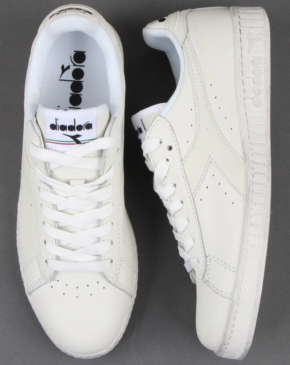 Diadora Game L Low Waxed Trainers White/white - Image 2
