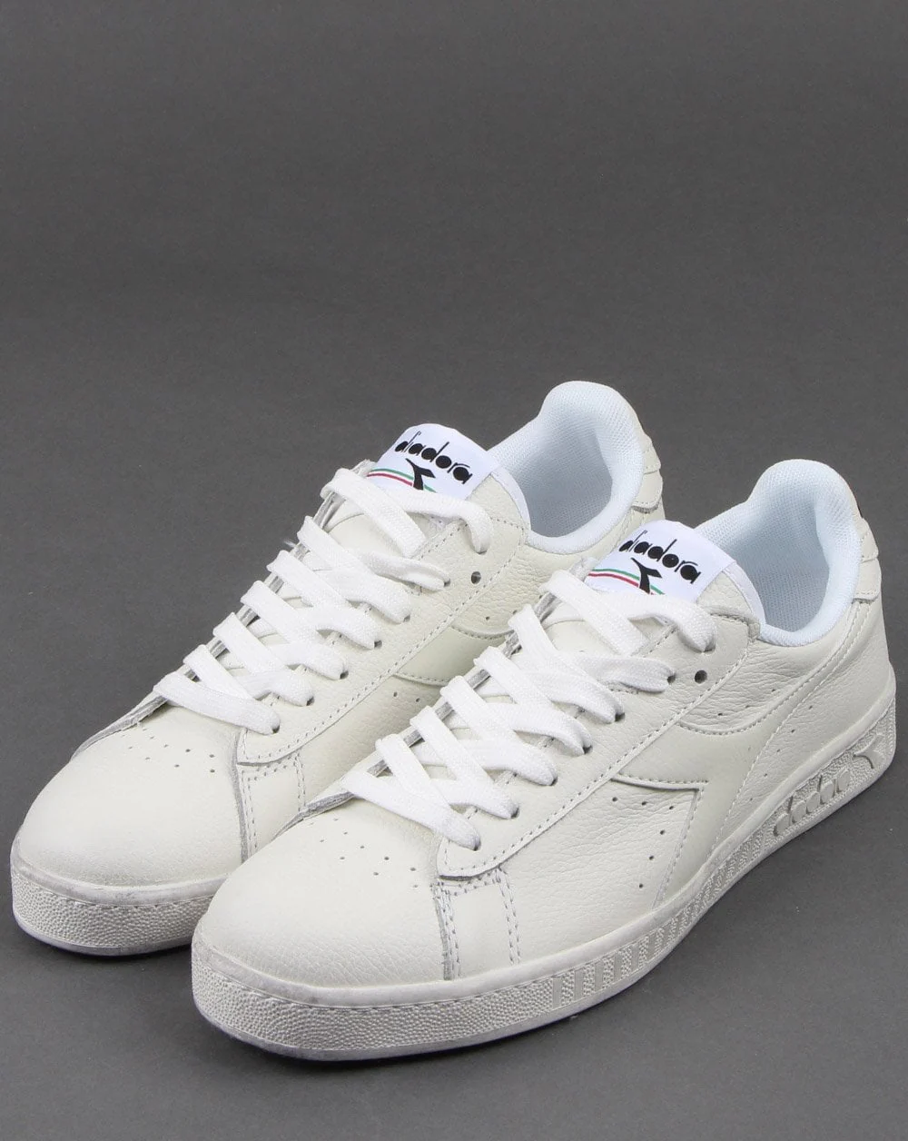 Diadora Game L Low Waxed Trainers White/white - Image 3