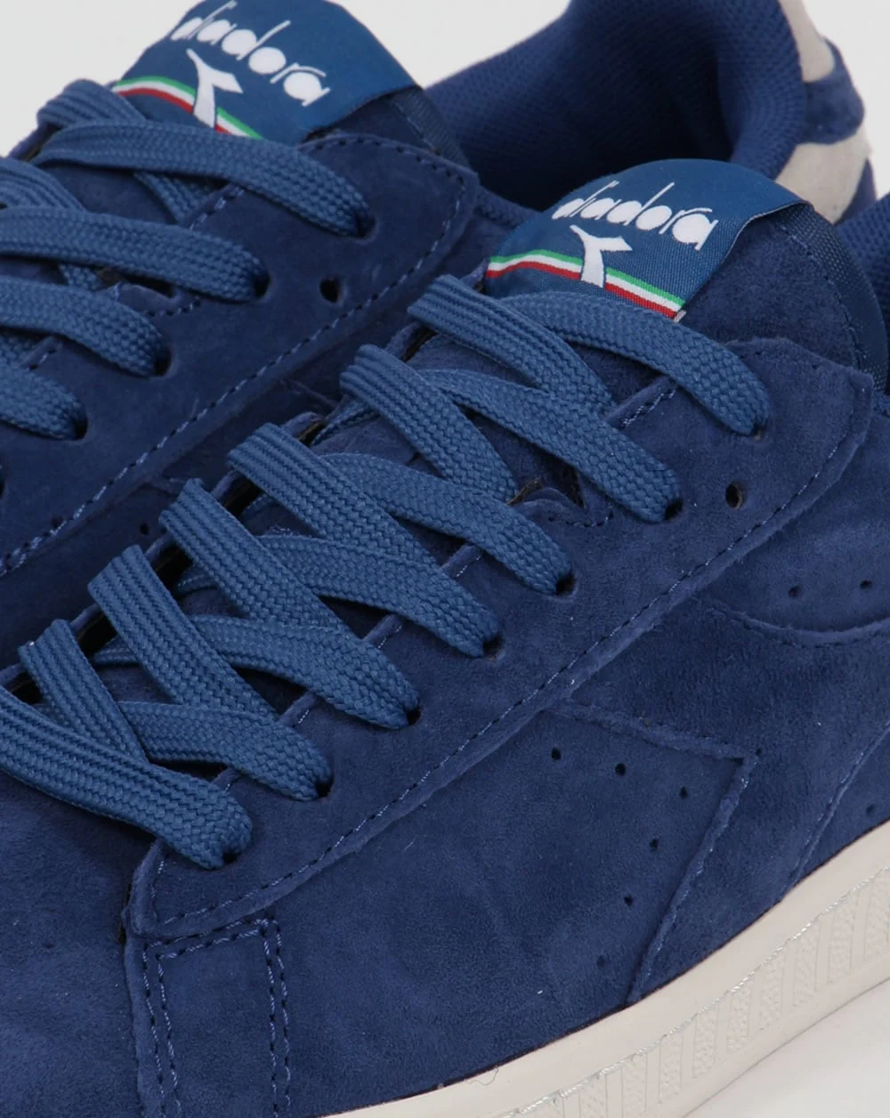 Diadora Game Low Suede Trainers Saltire Navy - Image 4