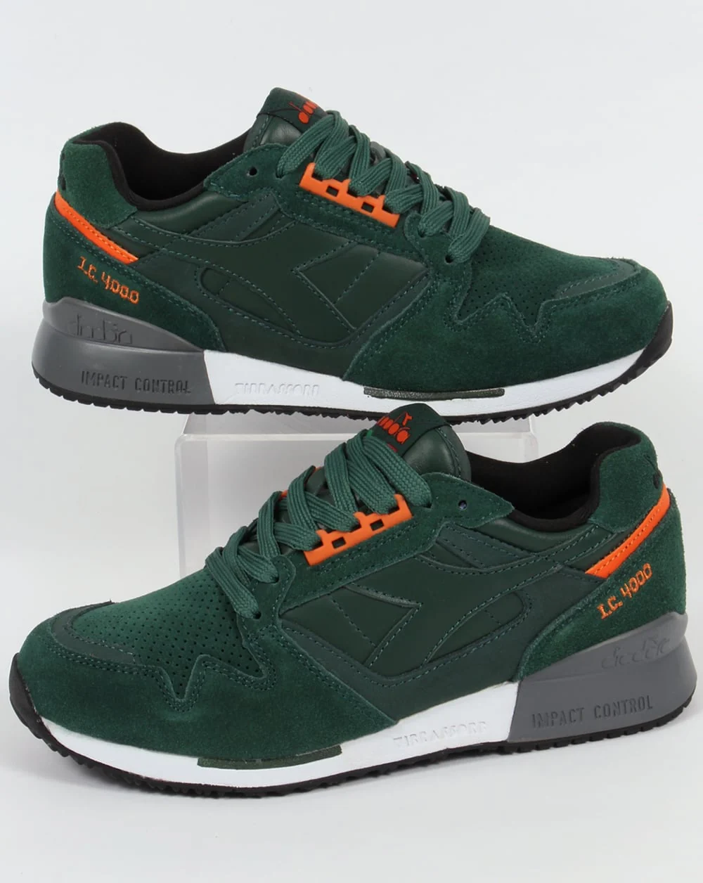 Diadora IC 4000 Premium Trainers Jungle Green