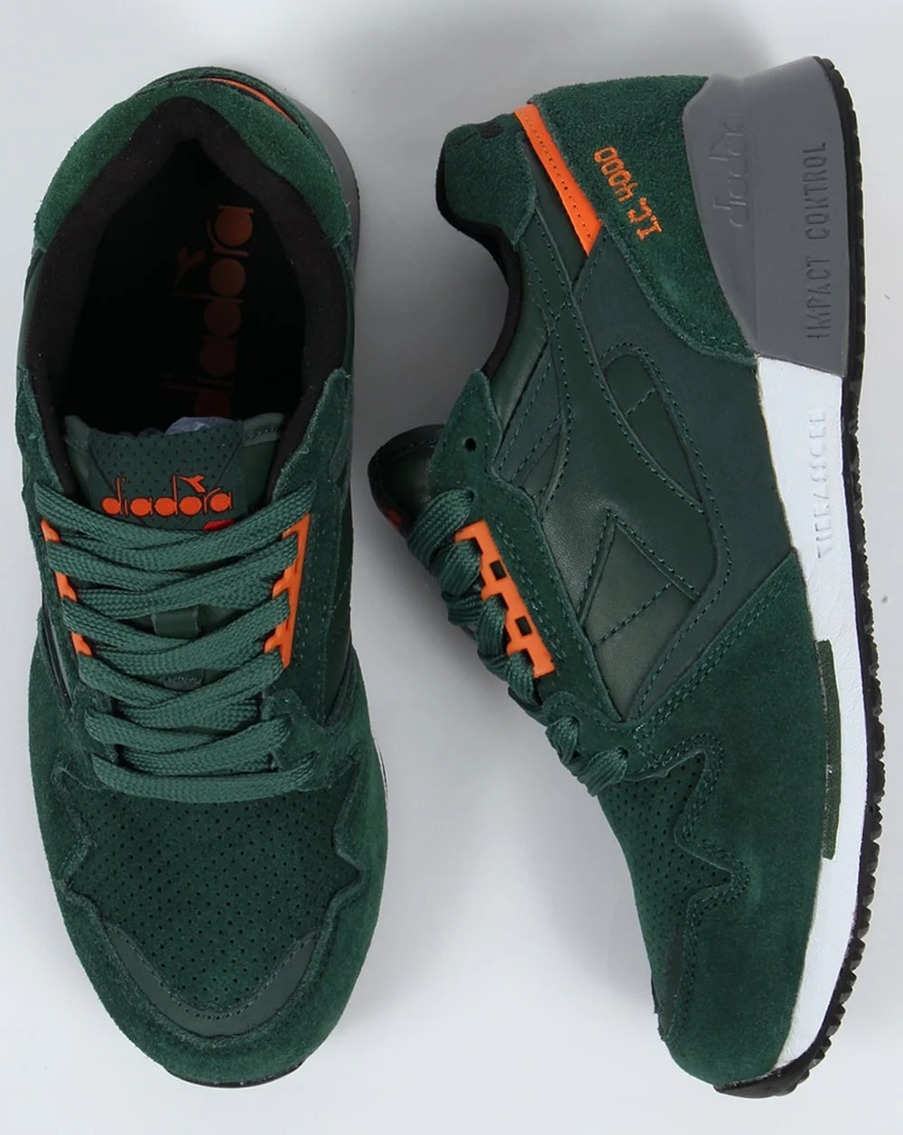 Diadora IC 4000 Premium Trainers Jungle Green - Image 2