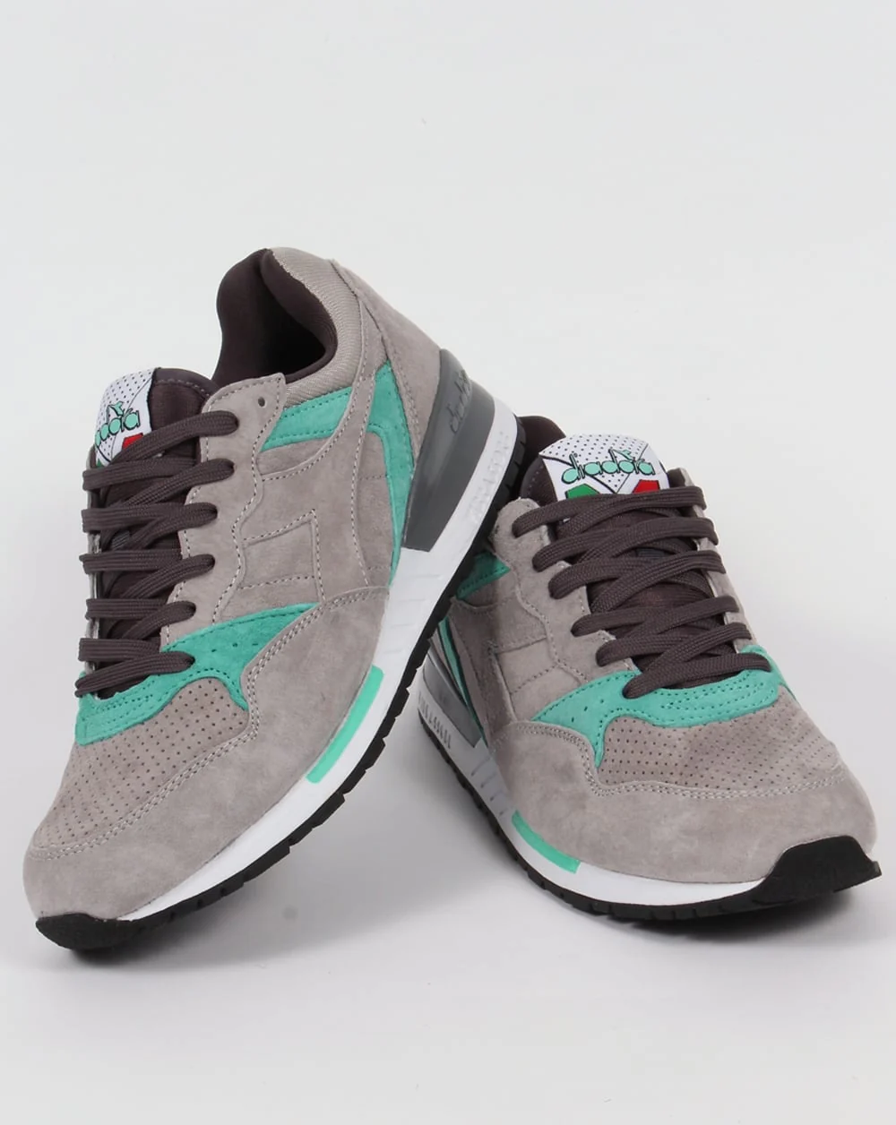 Diadora Intrepid Premium Trainers Grey Ash Dust - Image 3