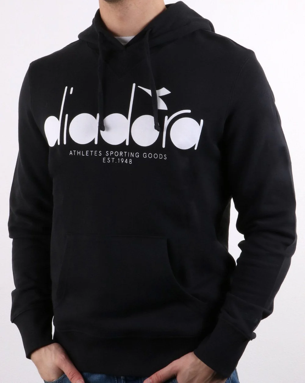Diadora Logo Hoodie Black/optical
