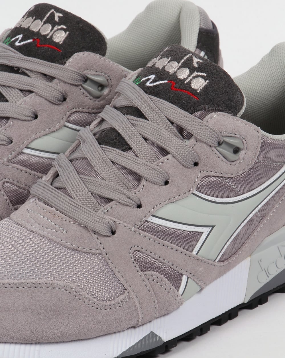 Diadora N9000 NYL II Trainers Grey - Image 4