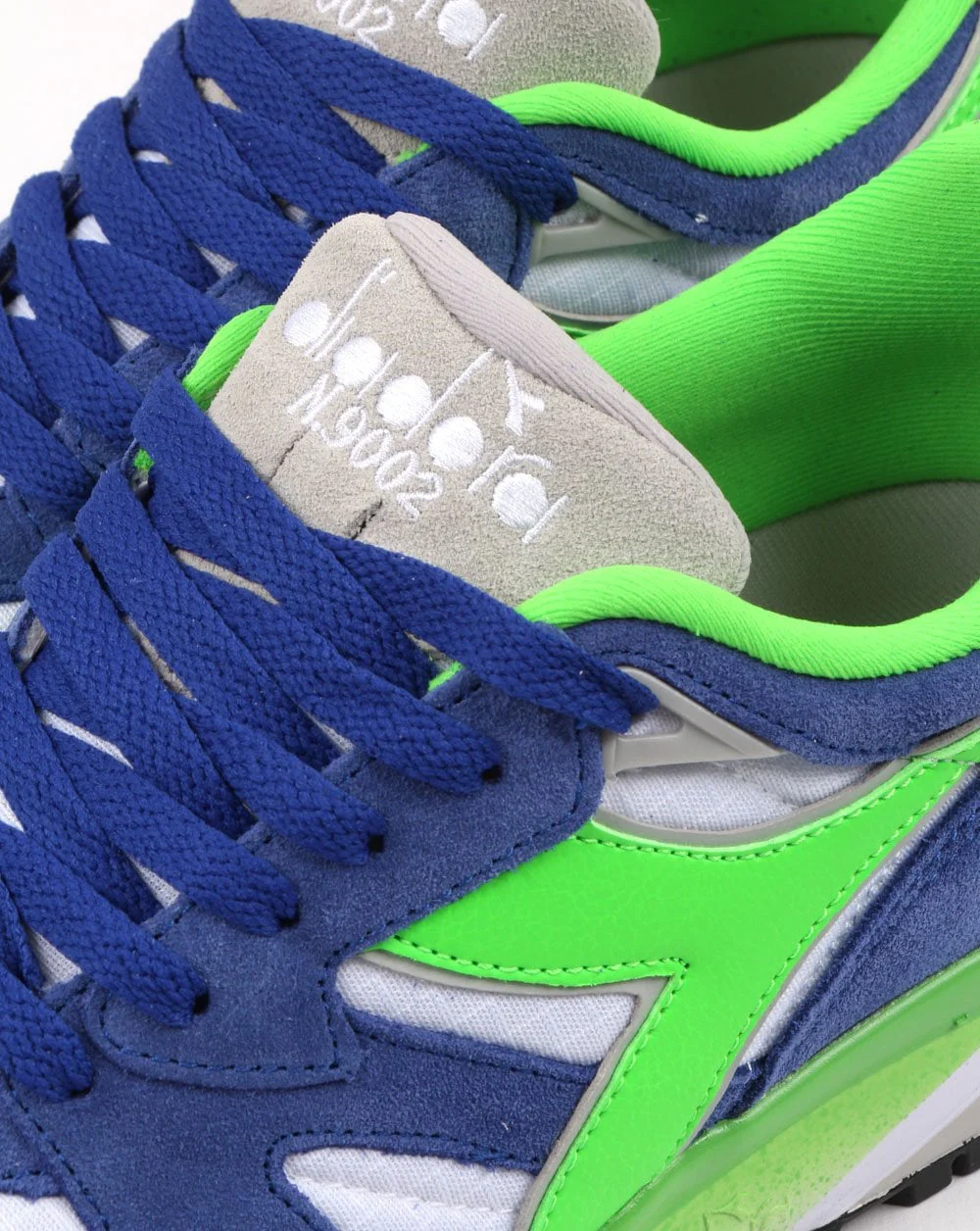 Diadora N9002 Trainers Imperial Blue/Green/white - Image 4