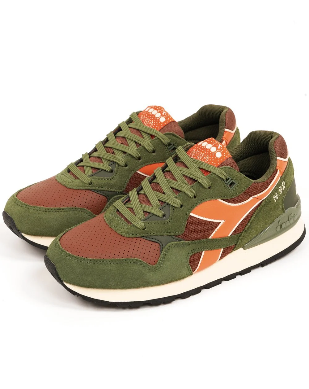 Diadora N92 Advance Trainers Brown Oats - Image 2