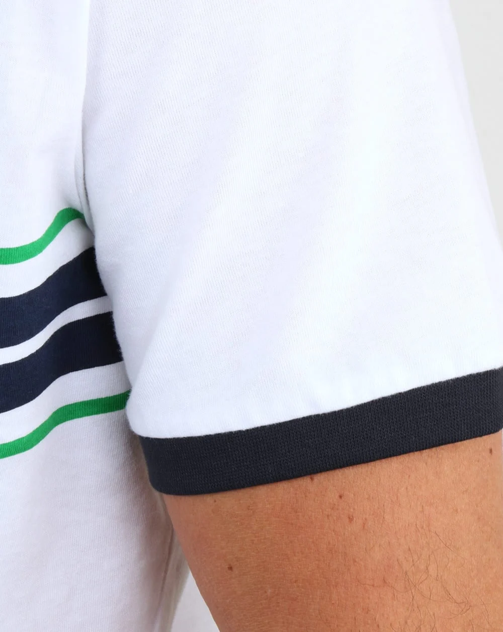 Diadora Ringer T Shirt White - Image 3