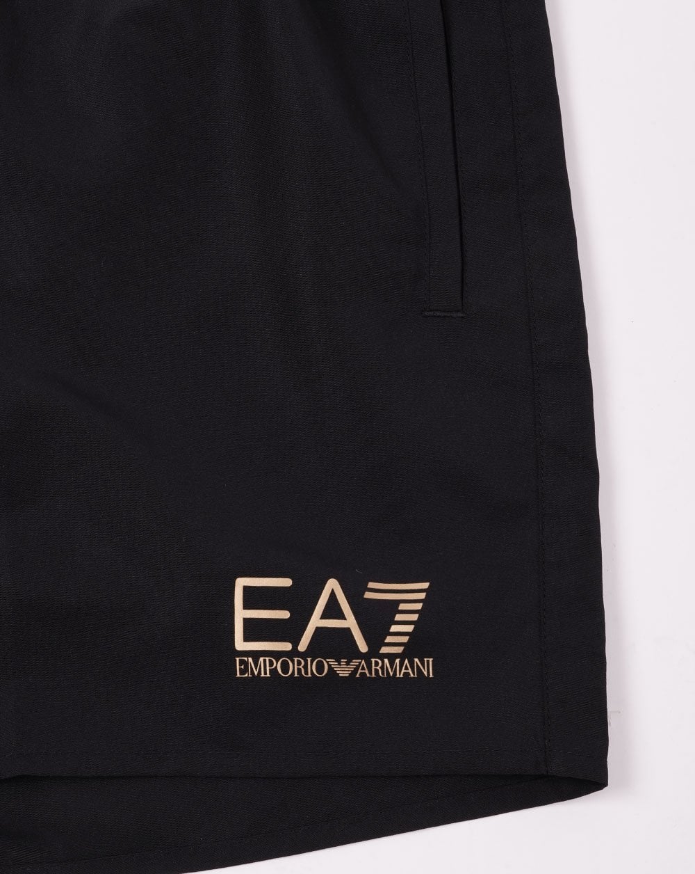 EA7 Emporio Armani Swim Shorts Black/Gold - Image 2