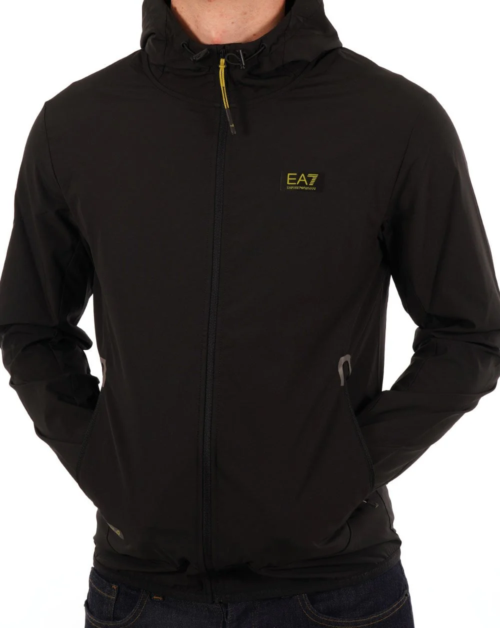 EA7 Ventus 7 Lightweight Jacket Black - Image 3