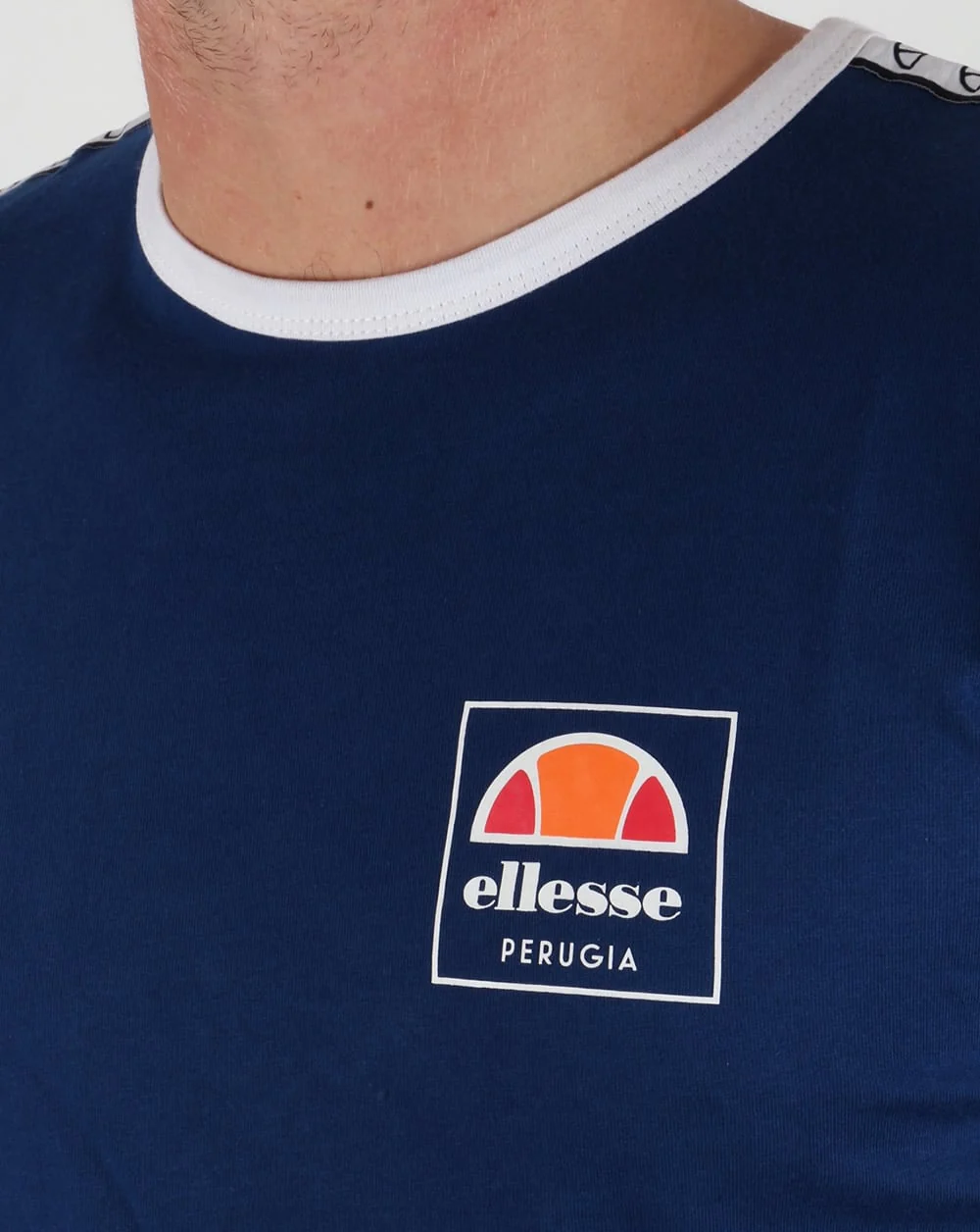 Ellesse Agosti Ringer T-shirt Estate Blue - Image 2