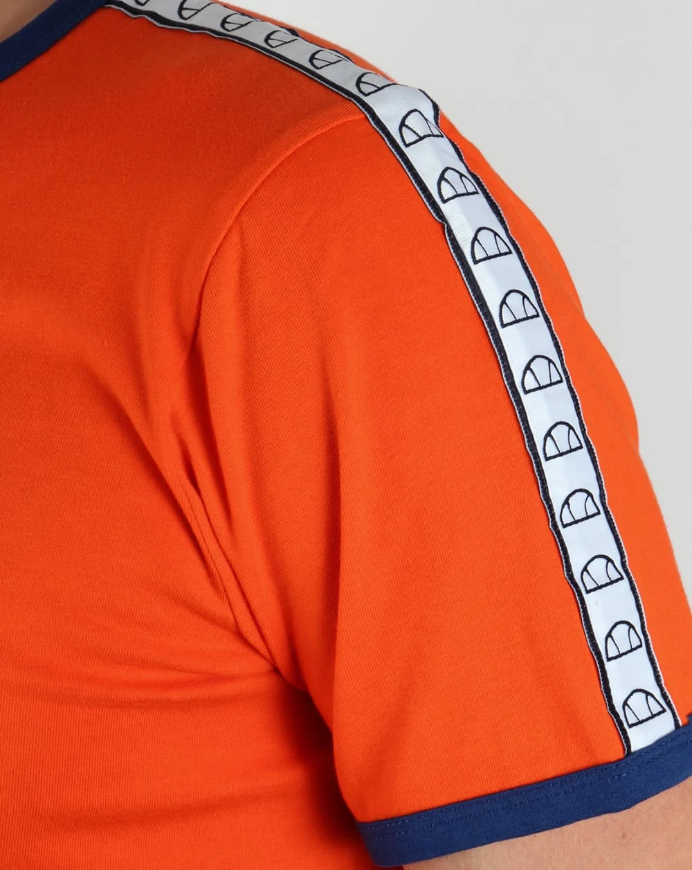 Ellesse Agosti Ringer T-shirt Red Orange - Image 3