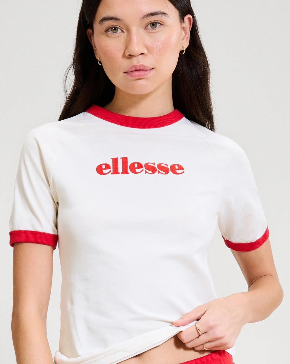 Ellesse Albenga T Shirt Off White - Image 2