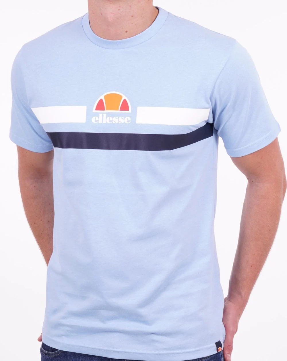 Ellesse Aprel T Shirt Sky Blue - Image 3