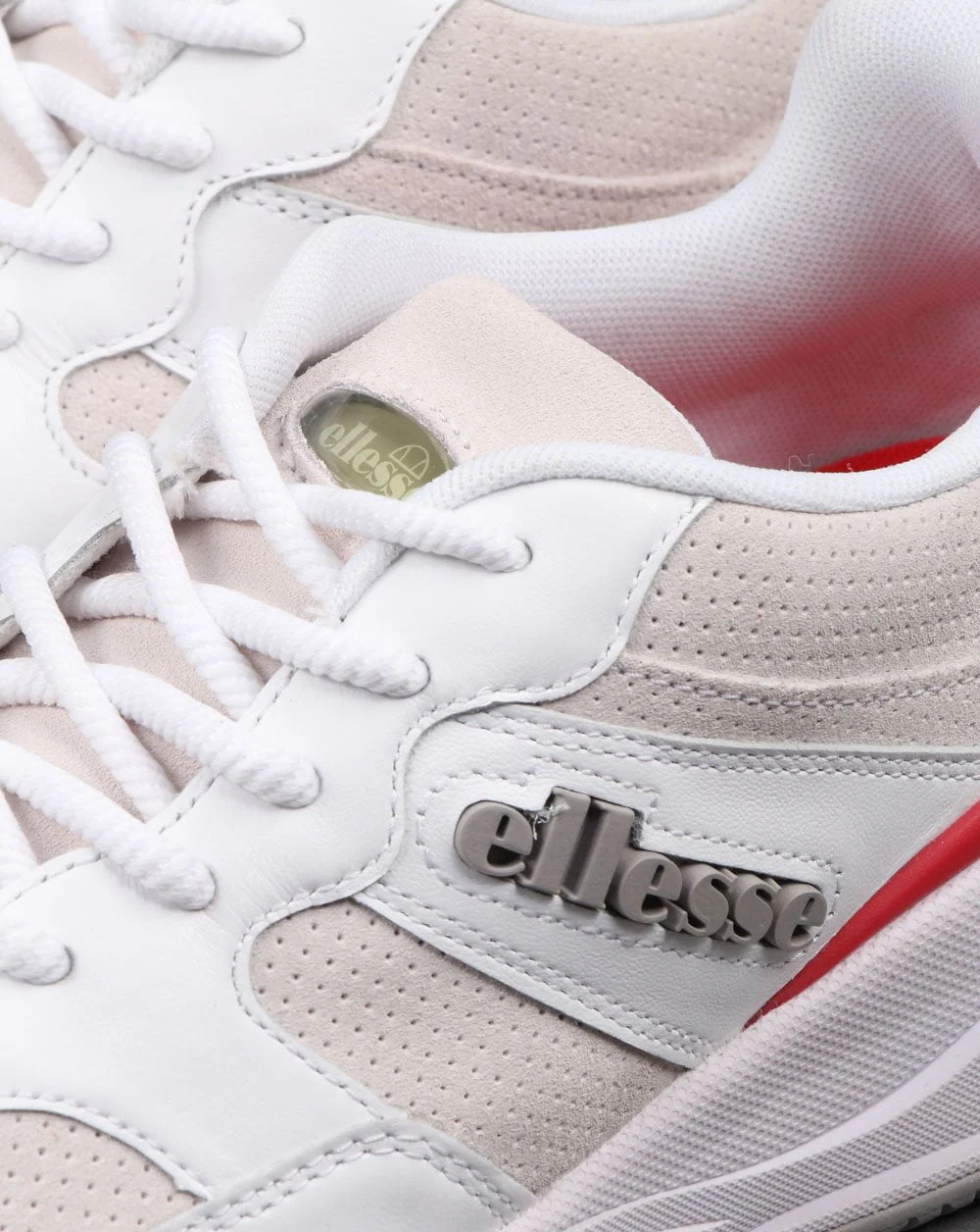Ellesse Aurano Leather Trainer White - Image 4