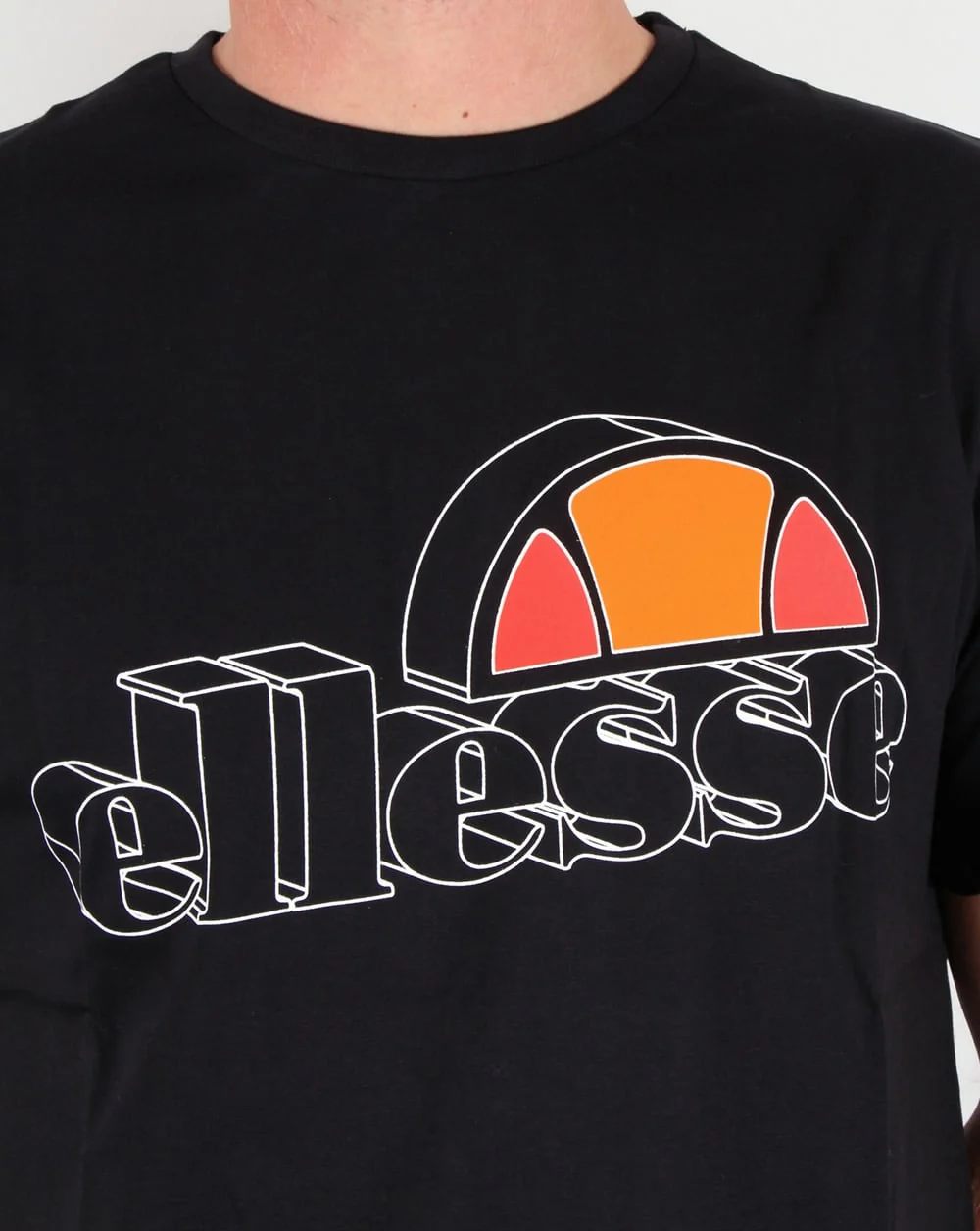 Ellesse Bandini Logo T-shirt Black - Image 3