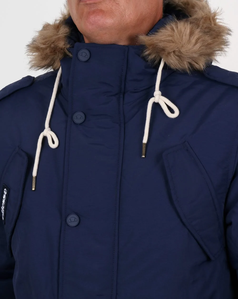 Ellesse Blizzard Parka Navy - Image 2