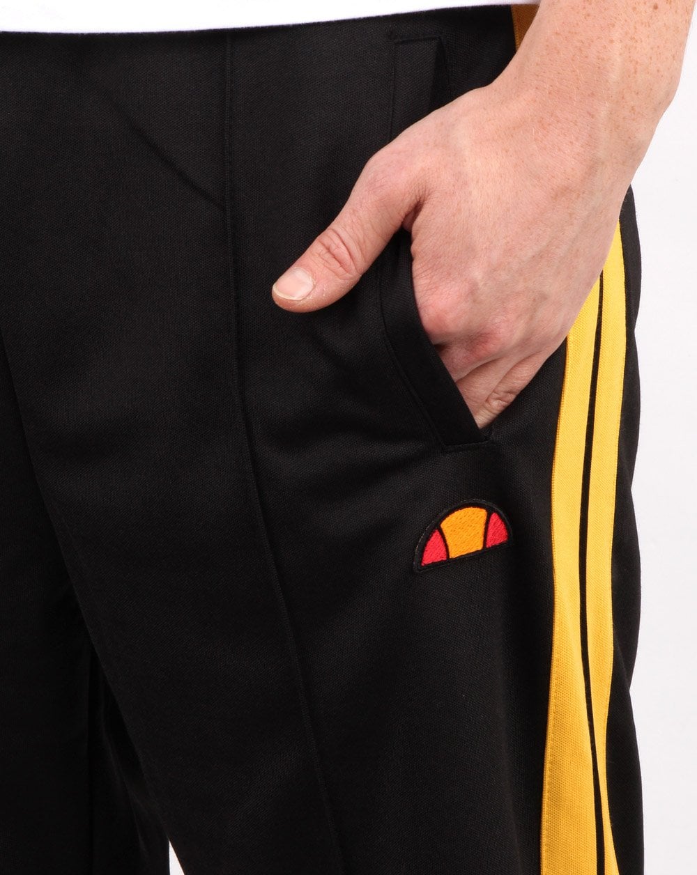 Ellesse Cassed Track Pant Black/yellow - Image 2