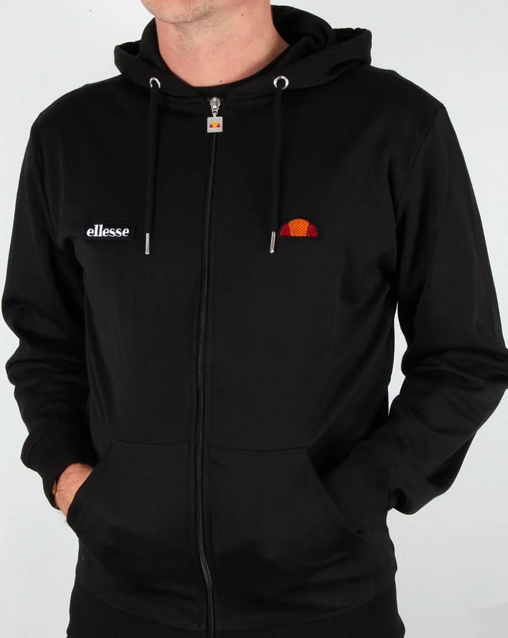 Ellesse Cervo Track Top Hood Black - Image 3