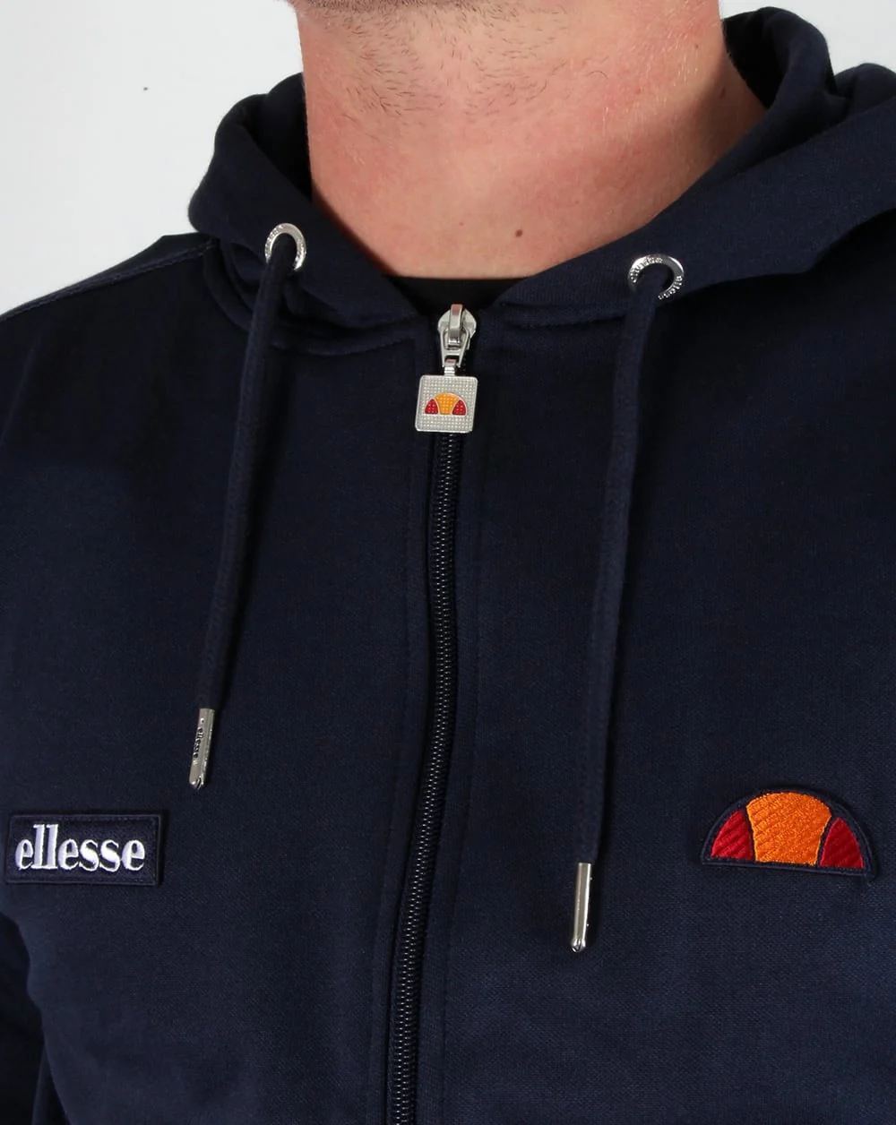 Ellesse Cervo Track Top Hood Navy - Image 2