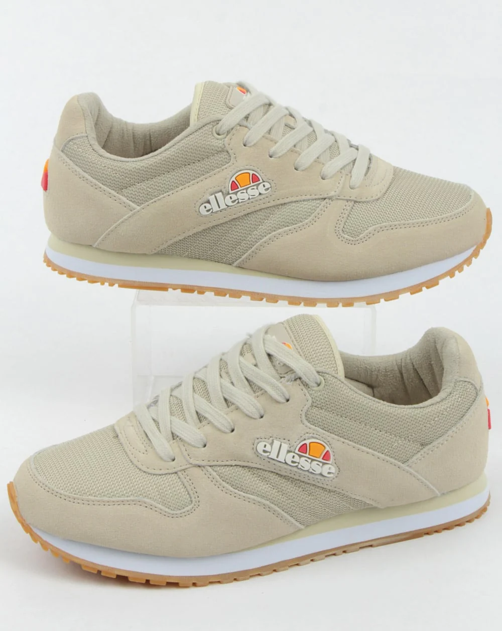 Ellesse City Runner Trainers Off White/gum