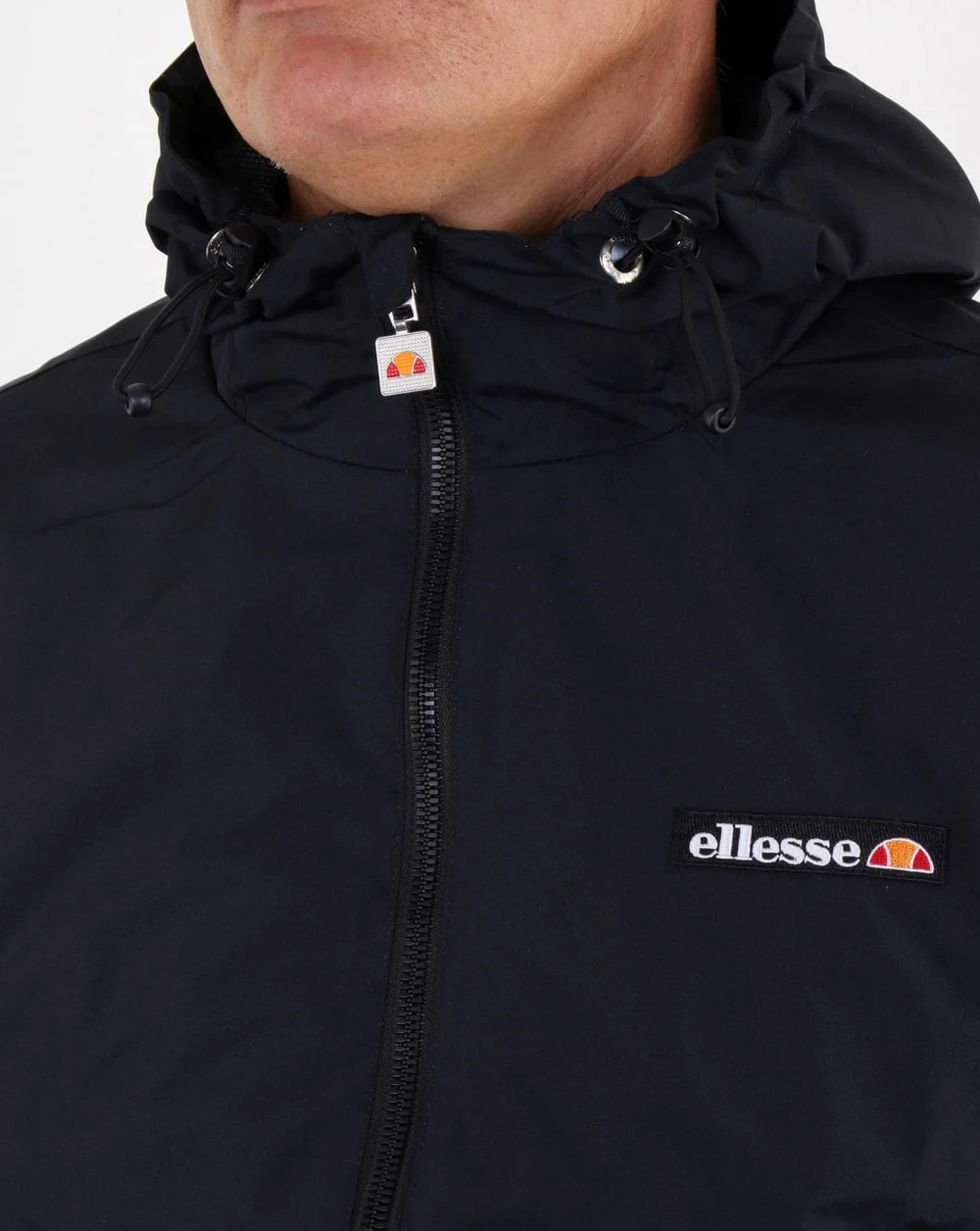 Ellesse Coated Terrace Jacket Black - Image 3