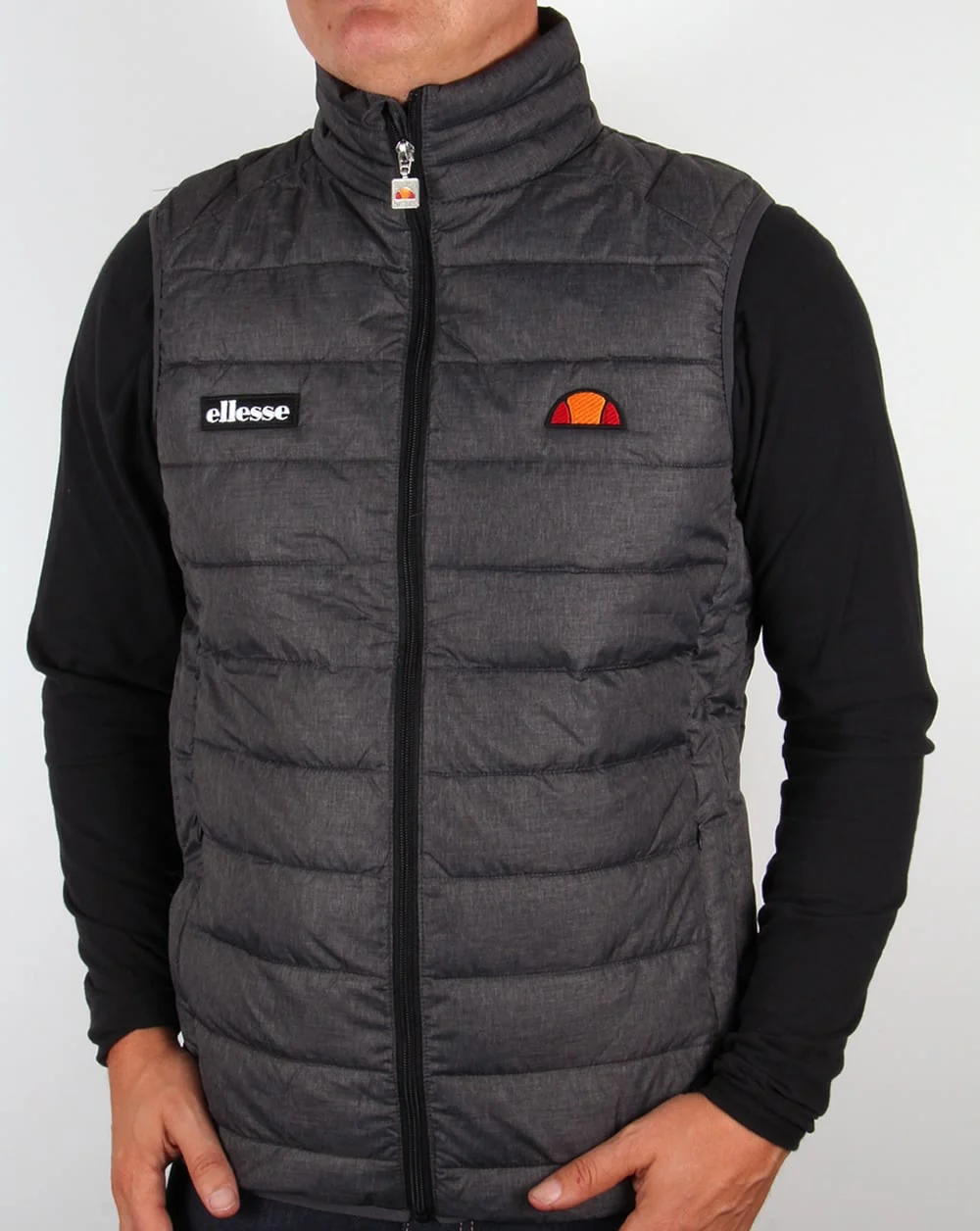 Ellesse Crag Padded Gilet Grey - Image 2