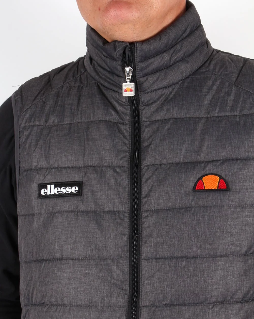 Ellesse Crag Padded Gilet Grey - Image 3