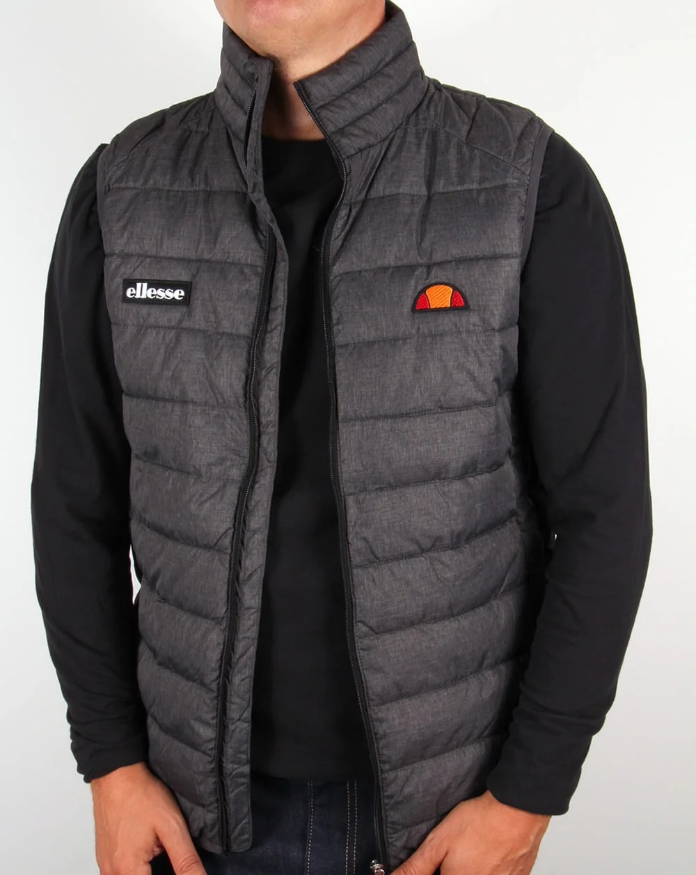 Ellesse Crag Padded Gilet Grey - Image 4