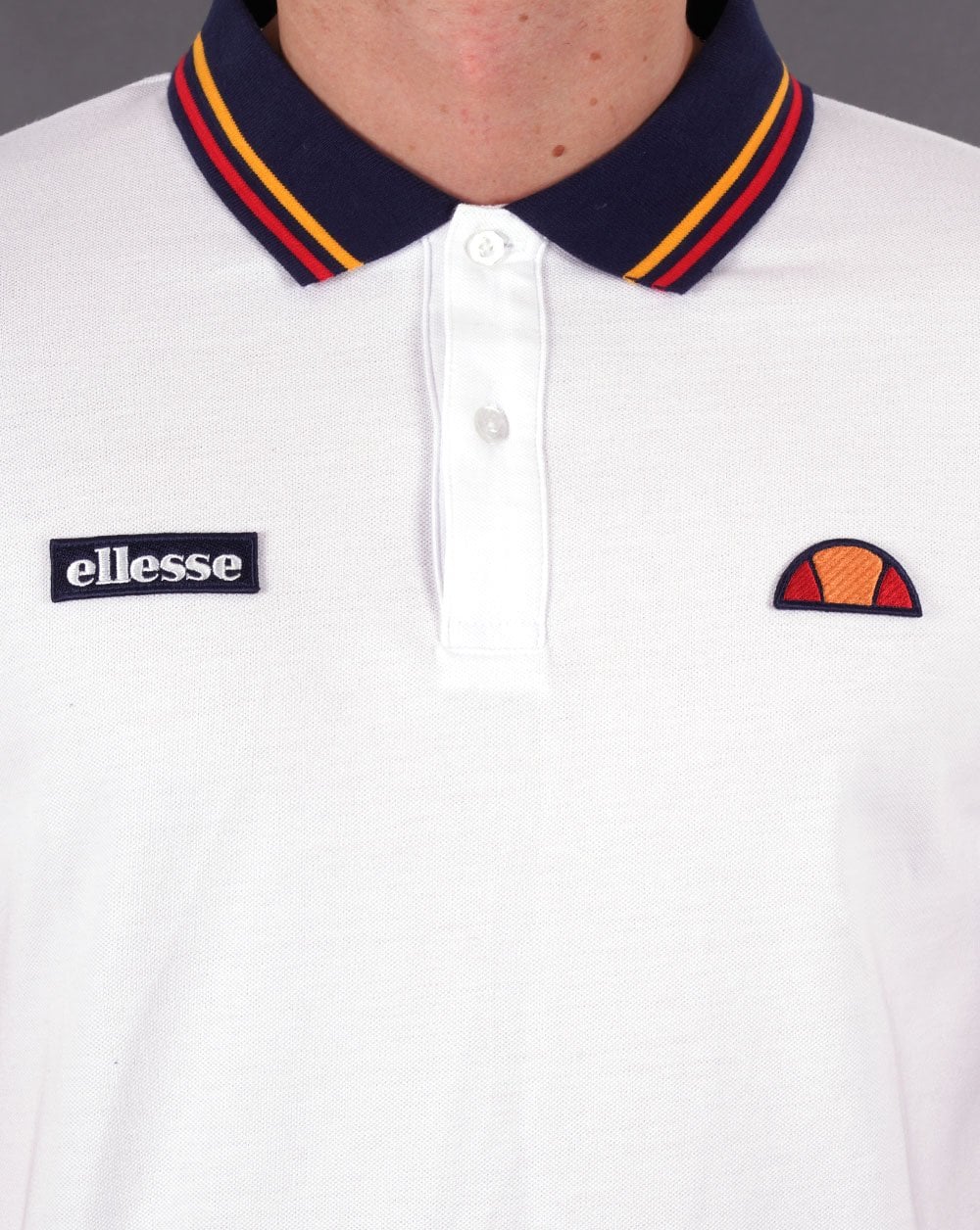 Ellesse Doran Polo Shirt White - Image 2