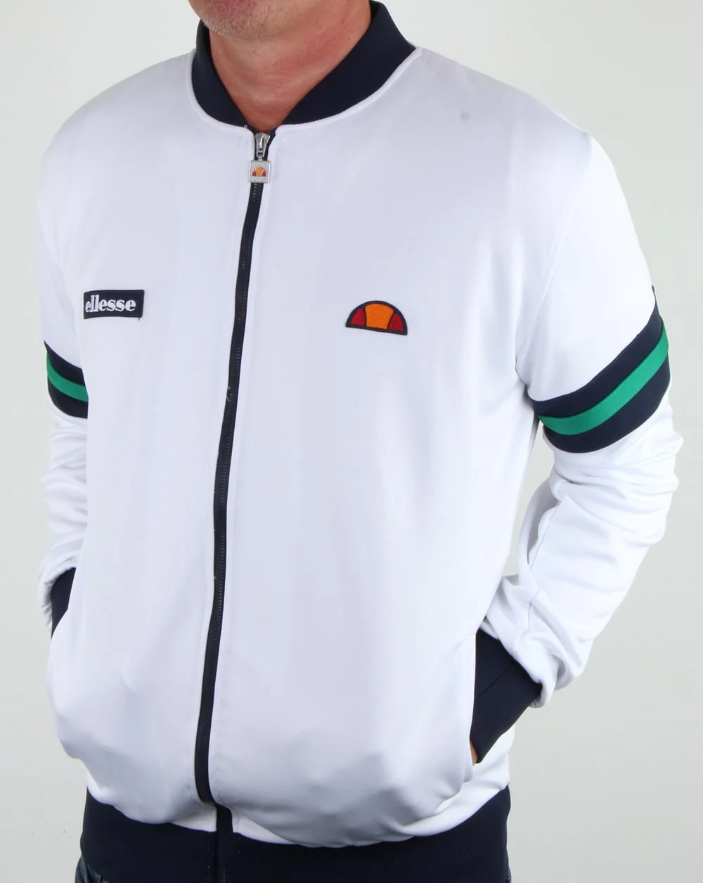 Ellesse Errani Track Top White - Image 4