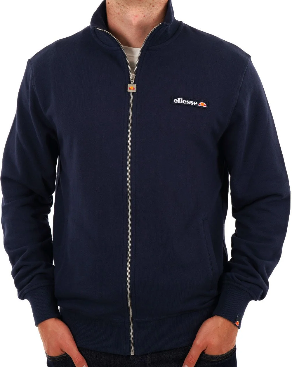 Ellesse Full Zip Track Top Navy - Image 2