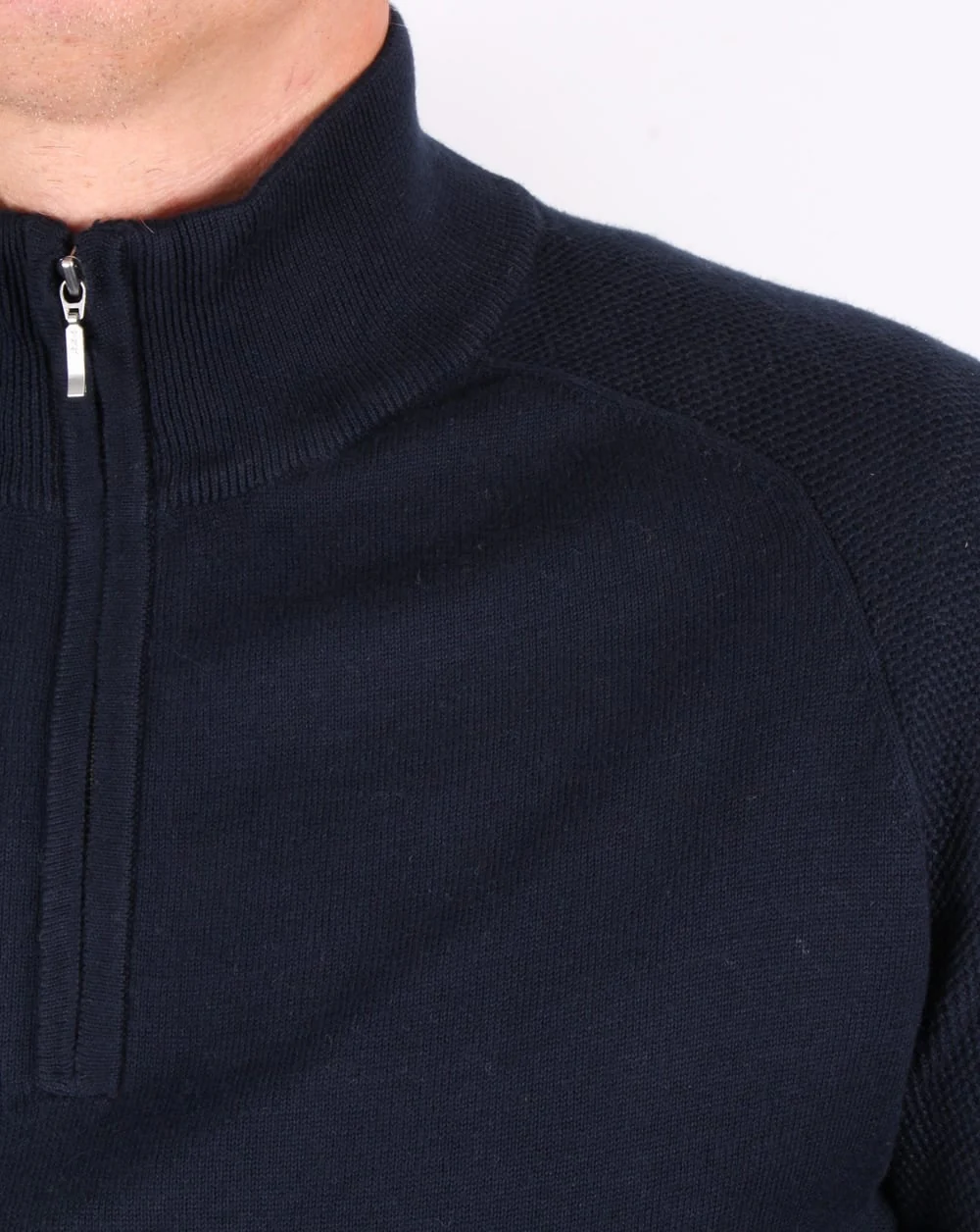 Ellesse Italia Qtr Zip Jumper Navy - Image 3