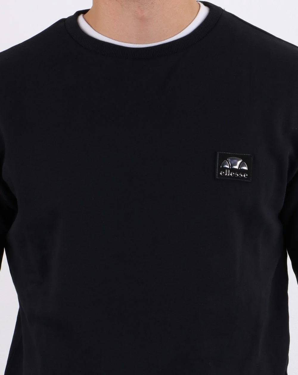 Ellesse Italia Sweatshirt Black - Image 4