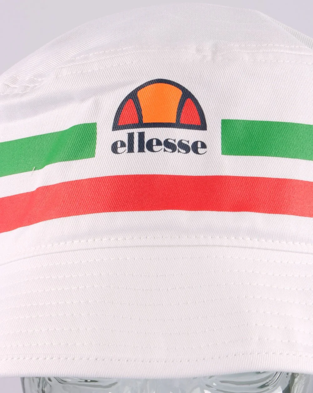 Ellesse Lanori Bucket Hat White/green - Image 3