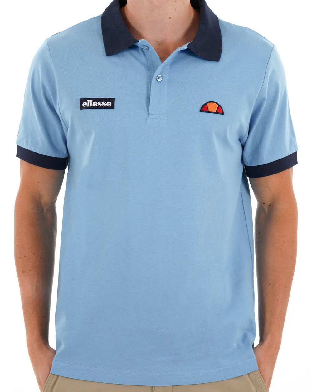 Ellesse Lessepsia Polo Shirt Blue/Navy - Image 3