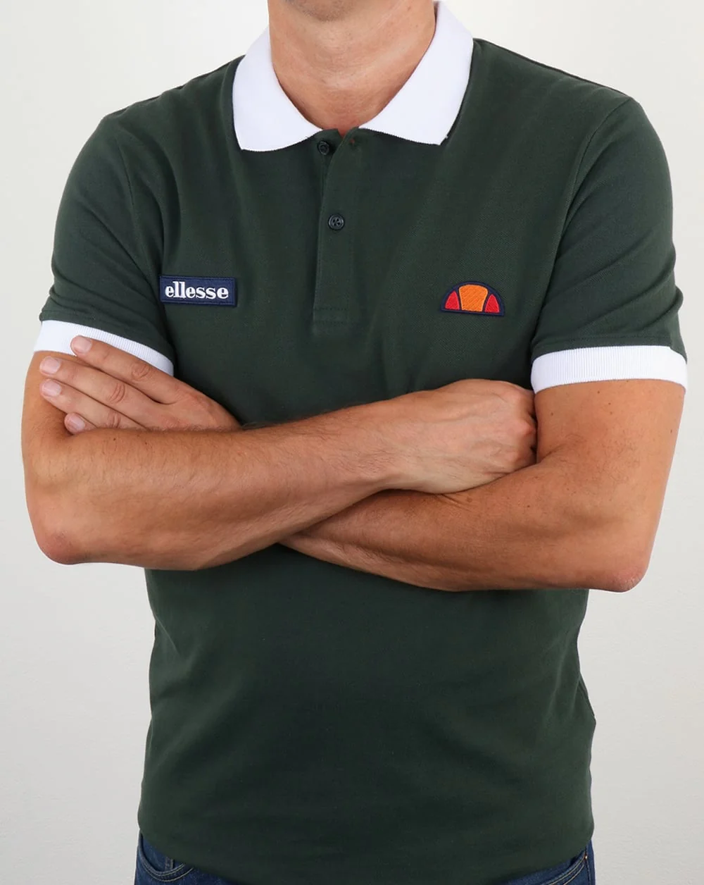 Ellesse Lessepsia Polo Shirt Green - Image 3