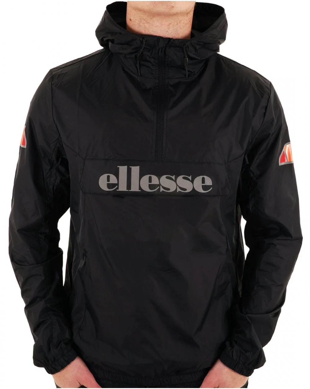 Ellesse Lightweight Logo Jacket Black - Image 2