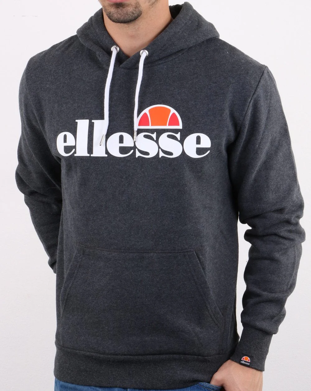 Ellesse Logo Hoody Dark Grey - Image 2