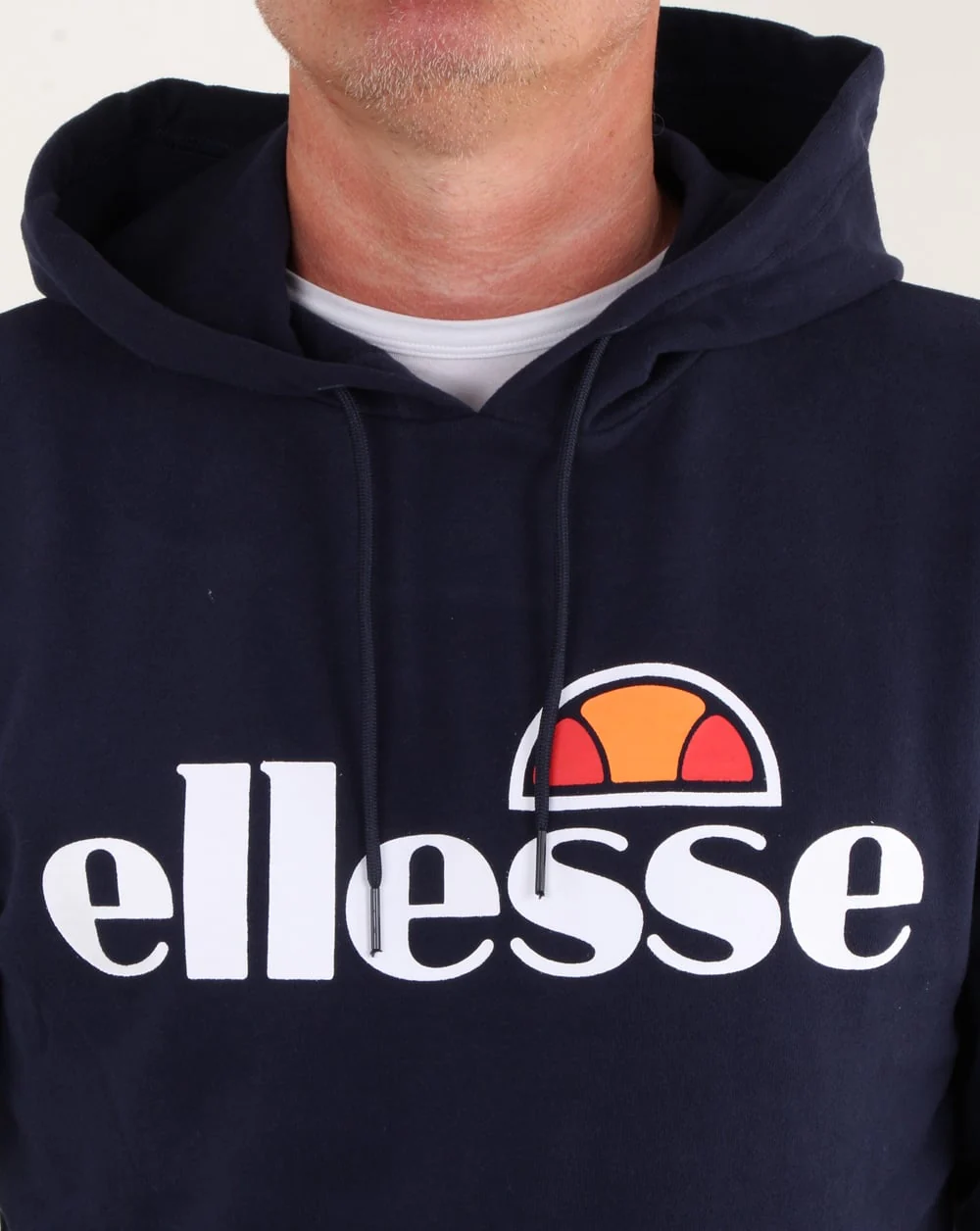 Ellesse Logo Hoody Navy - Image 2