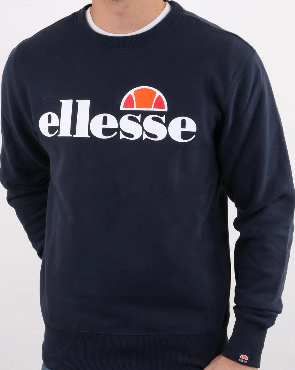 Ellesse Logo Sweatshirt Navy