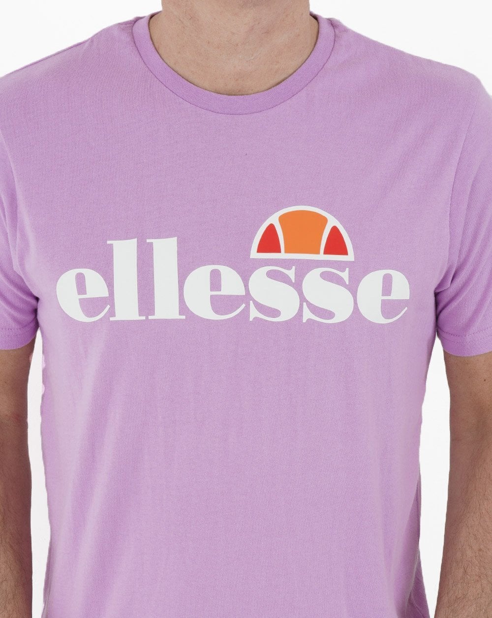 Ellesse Logo T Shirt Lilac - Image 2