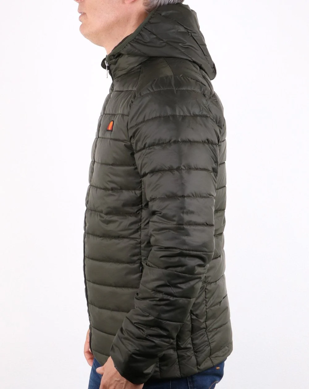 Ellesse Lombardy Padded Jacket Khaki Green - Image 4
