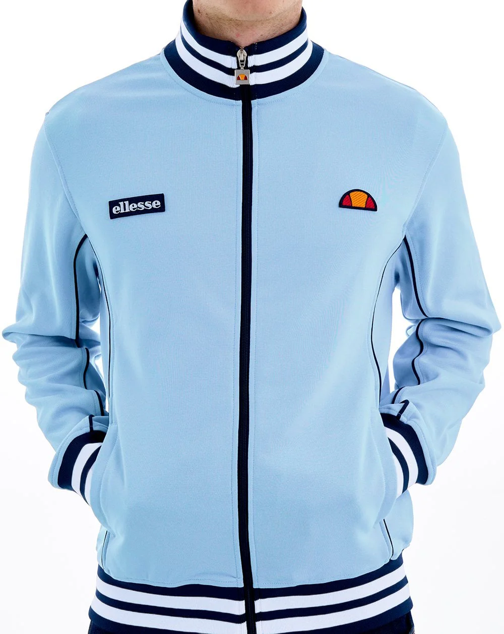 Ellesse Milan Track Top Sky Navy - Image 5